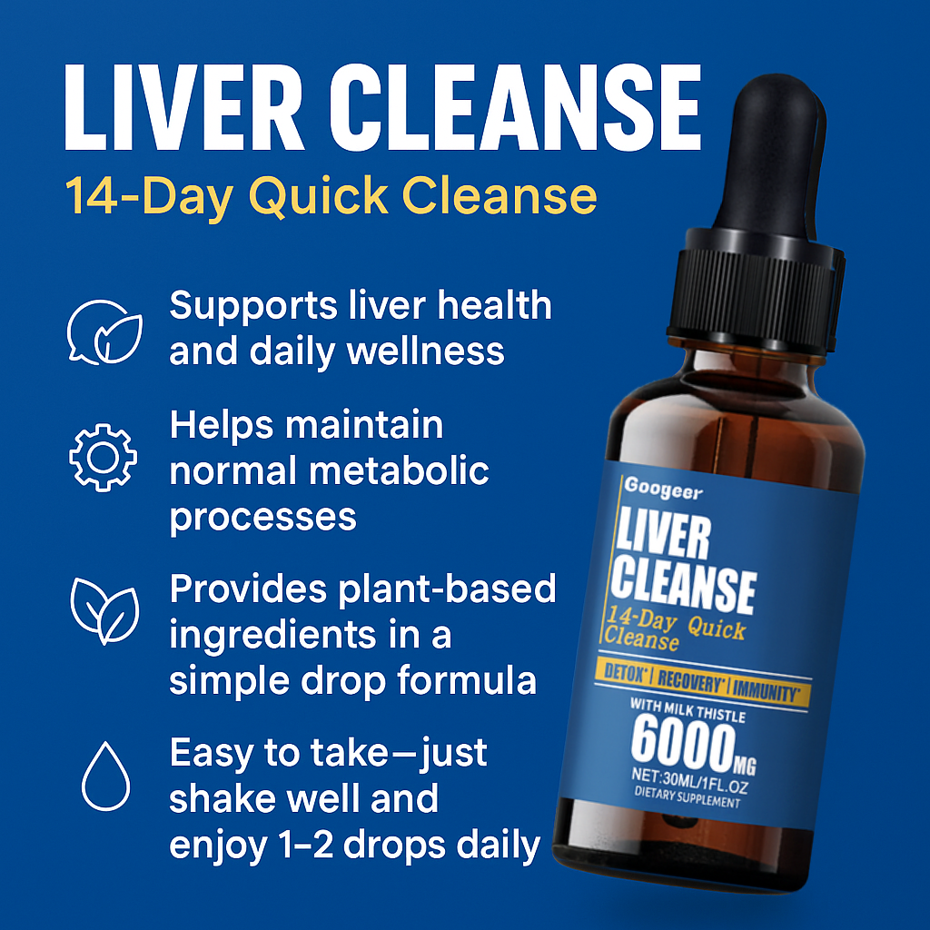 14-Day Liver Detox Drops – Milk Thistle 6000mg