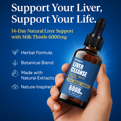 14-Day Liver Detox Drops – Milk Thistle 6000mg